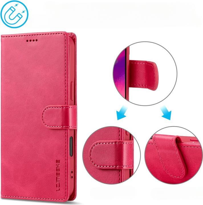 Actual product image LC.Imeeke iPhone 16 Pro - leather case cover (Apple iPhone 16 Pro)