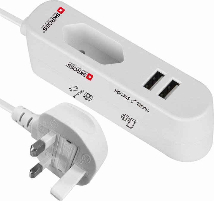 Immagine prodotto Skross Stazione di viaggio (3 x, Tipo 11, USB-A, 1.50 m)