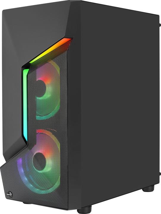 Produktbild AeroCool Scape-G-BK-v3 Midi-Tower, Tempered Glass, ARGB (ATX, mATX, Mini-ITX)