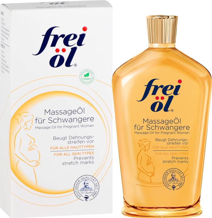 Immagine prodotto Frei Öl L'olio per massaggi per donne in gravidanza previene le smagliature, olio da 200 ml (200 ml)