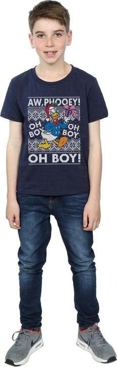 Immagine prodotto Disney Donald Duck Christmas Fair Isle Maglietta Ragazzi (152, 158)