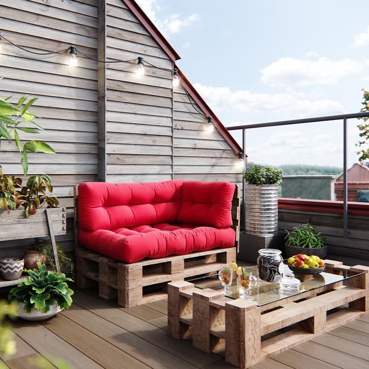 Image du produit Vicco Palettenkissen Flocken (120 x 40 x 20 cm)