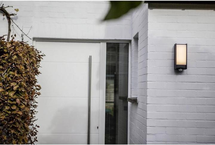 Actual product image Lutec LED outdoor wall lamp QUBO (800 lm, IP54)