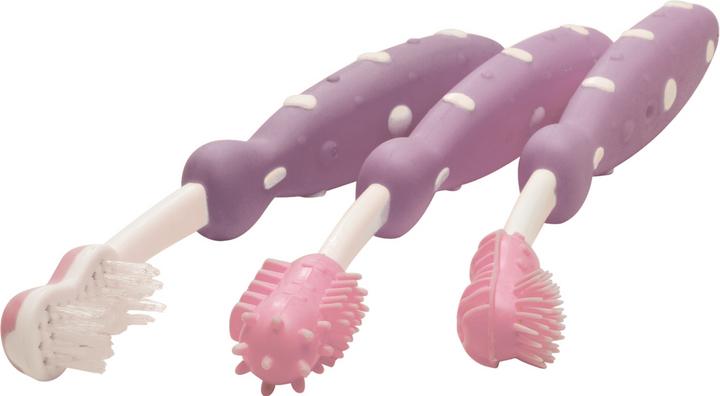 Produktbild Nuby Zahnputztrainer 3er Set (Weich, 3 x)