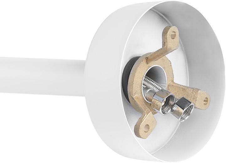 Actual product image Beliani Bath mixer free-standing matt white TUGELA