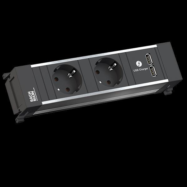 Actual product image Bachmann Power Frame- Power Strip (2 x, CEE 7/3, 2 m)