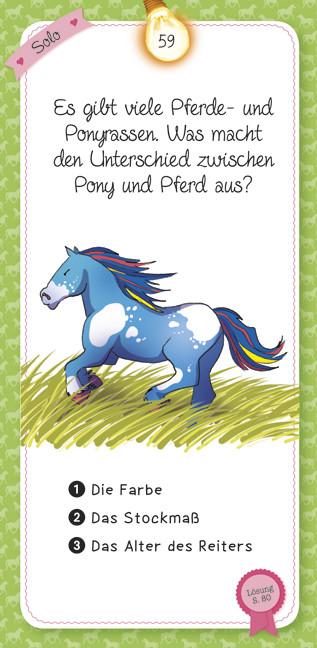 Produktbild Das Quiz der Pferde und Ponys (Deutsch)