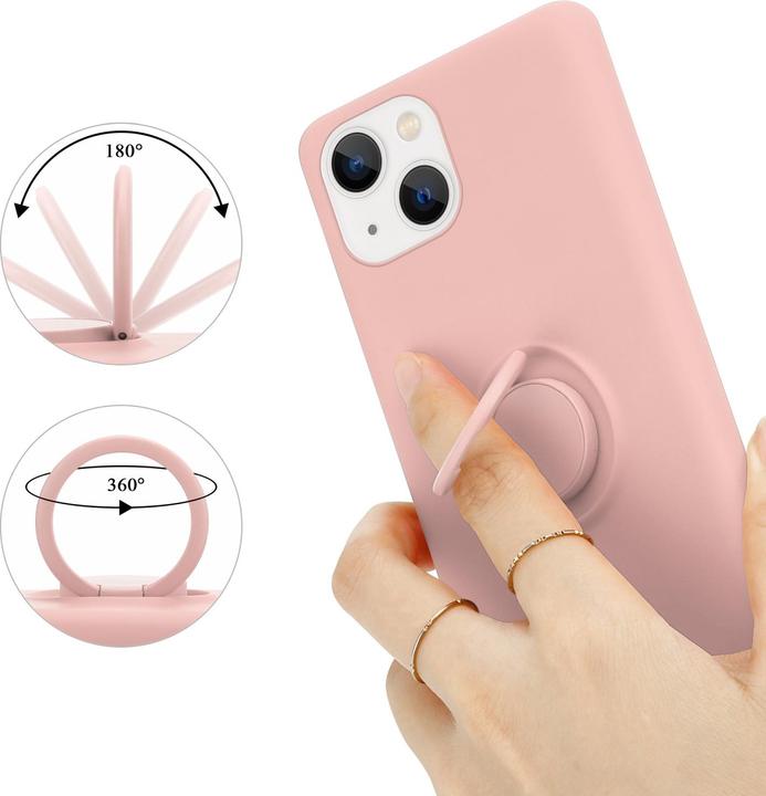 Immagine prodotto Cadorabo Custodia per Apple iPhone 14 PLUS in TPU Liquid Ring in stile custodia in silicone (Apple iPhone 14 Plus)