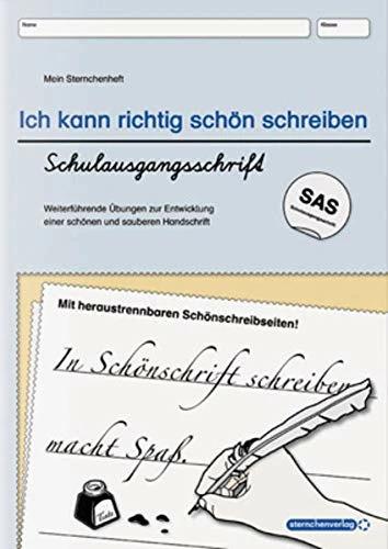 Actual product image Ich kann richtig schön schreiben - Schulausgangsschrift SAS (German, Katrin Langhans, 2019)