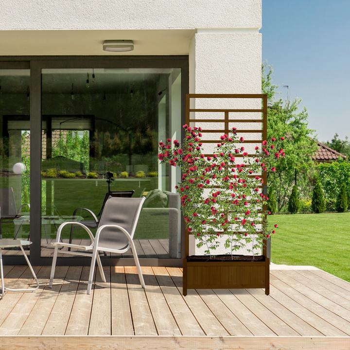 Actual product image Relaxdays Planter Box Trellis Wall (71.50 cm)