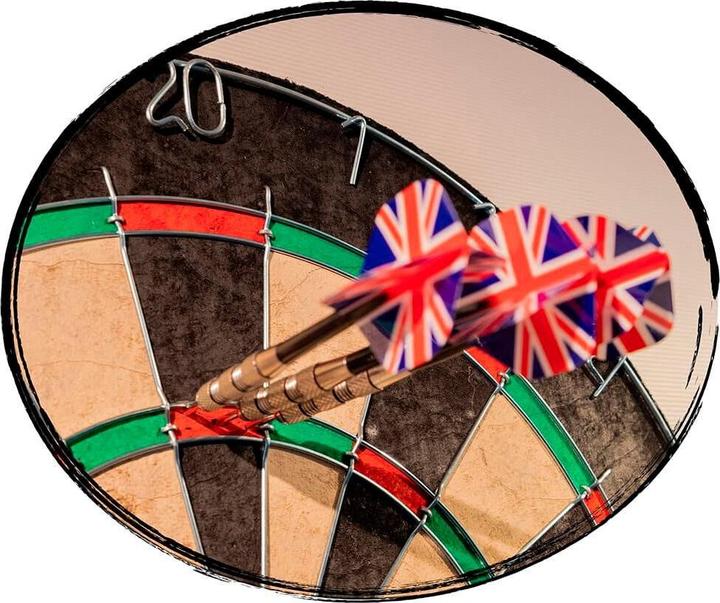 Actual product image Carromco Bristle Dartboard Superplay