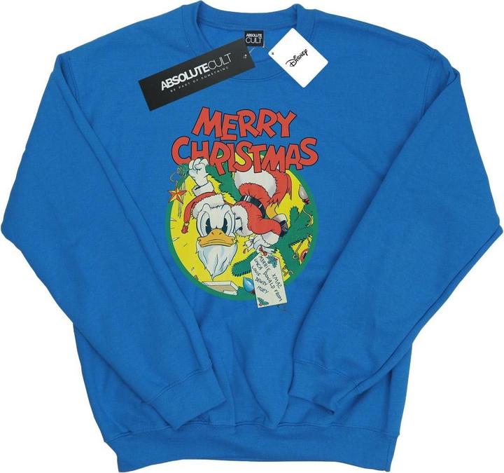 Immagine prodotto Disney Donald Duck Merry Christmas Felpa Uomo (L)