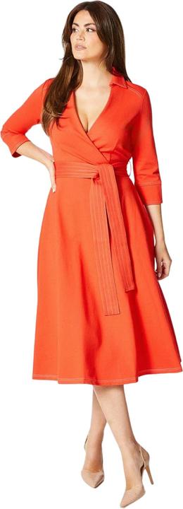 Actual product image Principles Womens/Ladies Stitched Ponte Waist Tie Midi Dress (40 D)