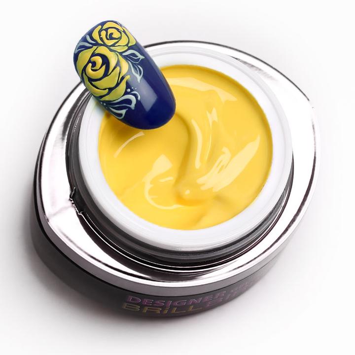 Produktbild BrillBird Designer Gel Gelb – 3ml (Gel-Effekt Nagellack)