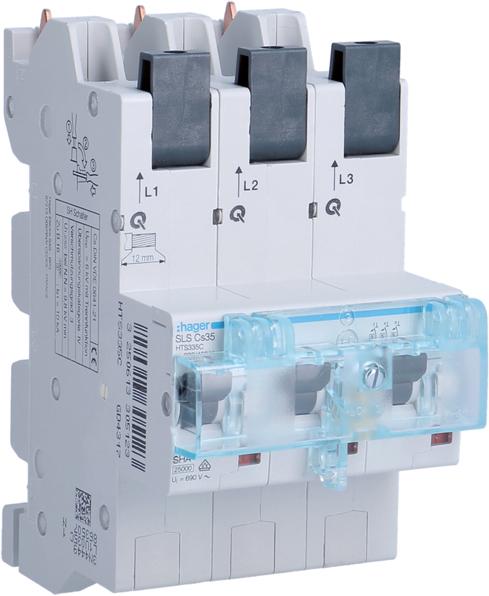Actual product image Hager SLS switch