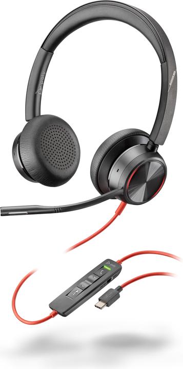 Poly Headset Blackwire 8225 UC USB-C (Kabelgebunden, USB-C)