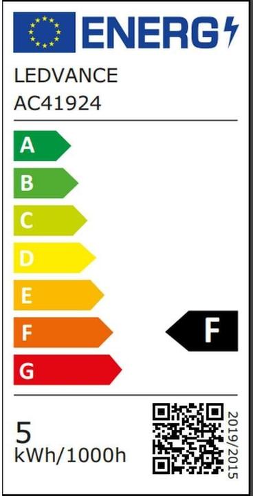 Energie-Label Osram Vintage 1906 (E27, 4.80 W, 420 lm, 1 x, F)