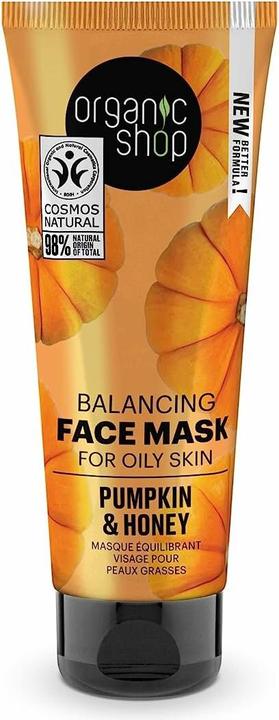 Produktbild Organic Shop Balancing Face Mask for oily skin Pumpkin and Honey (75ml) (75 ml)