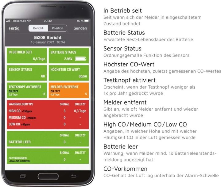 Produktbild Ei Electronics CO-Melder