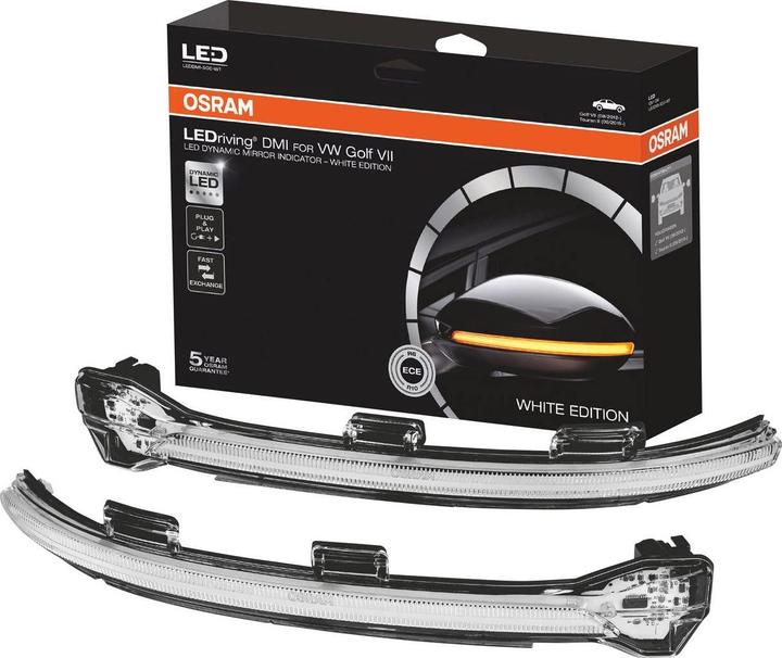 Produktbild Osram LEDriving dynamischer Spiegelbl. Golf 7 Set weiss