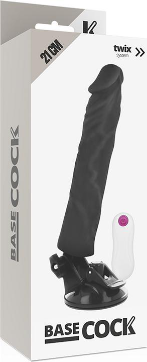 Produktbild Basecock Realistischer Dildo mit Vibration und Fernbedienung, 21cm