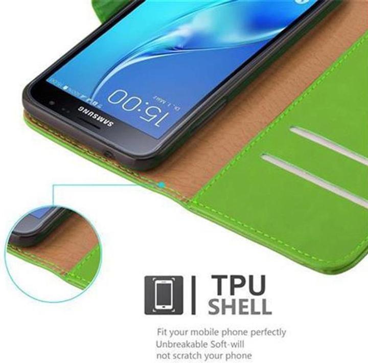 Actual product image Cadorabo Book Luxury Cover (Samsung Galaxy J3 (2016))