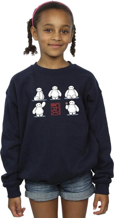 Immagine prodotto Disney Big Hero 6 Baymax Many Poses Felpa Ragazze (140, 146)