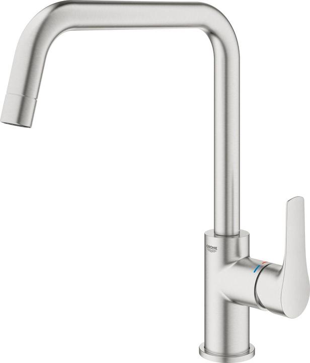 Produktbild Grohe EH-Spültischbatterie EUROSMART 1/2Zoll, hoher Auslauf supersteel