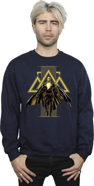 Actual product image Mens Black Adam Rising Golden Symbols Cotton Sweatshirt (XL)