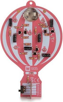 Actual product image Whadda Learning kits for soldering - hot air balloon and bicycle in retro design