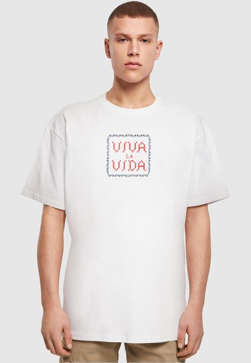 Produktbild Merchcode Frida Kahlo - Pixels viva la vida Heavy Oversize Tee - 118083 (M)