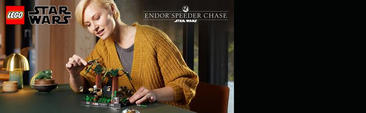 Actual product image LEGO Chase on Endor - Diorama (75353, LEGO Star Wars)
