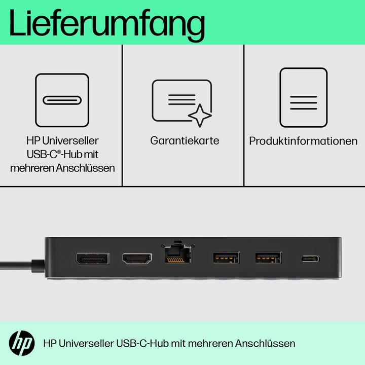 Produktbild HP Universal Multiport (USB-C, 3 Ports)