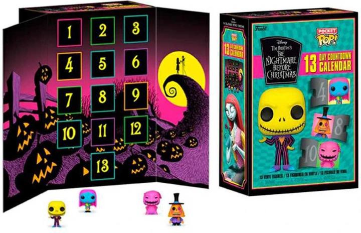 Actual product image Funko Nightmare Before Xmas 13 Days Black Light