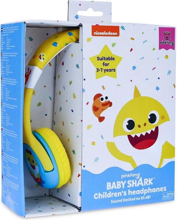 Actual product image OTL Junior Headphones - Baby Shark Holiday (BS0845)