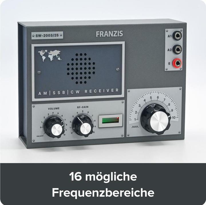 Actual product image Franzis Build your own world receiver