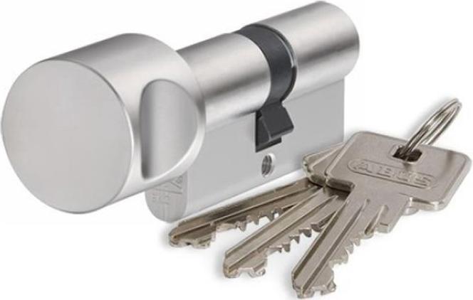 Produktbild Abus KE60NP Z40/K50 B/DFNLIESP (Drehknopfzylinder)