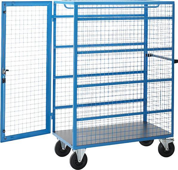 Image du produit eurokraft pro Chariot à plateaux grillagés (500 kg)