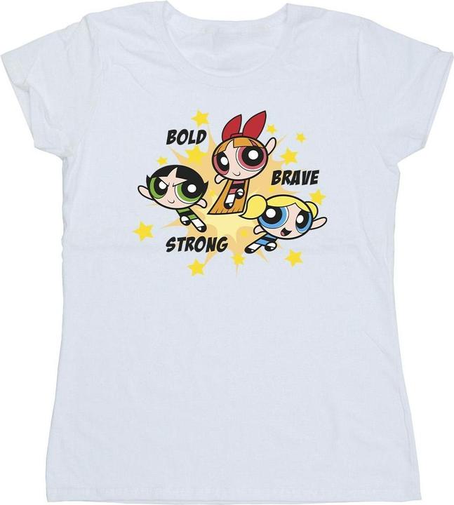 The Powerpuff Girls Girls Bold Brave Strong TShirt (S)