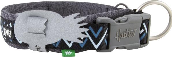 Actual product image Hurtta Razzle-Dazzle Collar Black 25-35 cm (25, 27, 28, 29, 30, 31, 32, 33, 34, 35, Dog)