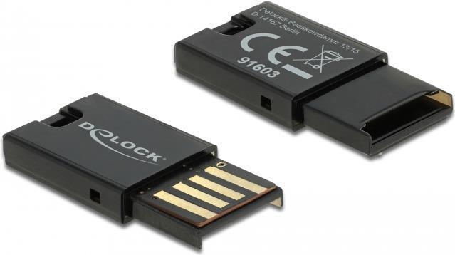 Delock USB 2.0 Card Reader für Micro SD Speicherkarten (USB 2.0)