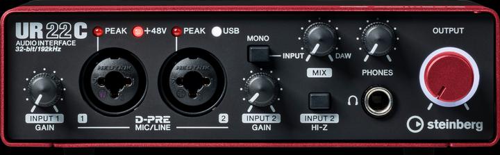 Actual product image Steinberg UR22C Recording Pack Red (USB)