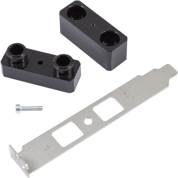 Aqua Computer Housing feed-through via slot bracket with two connections G