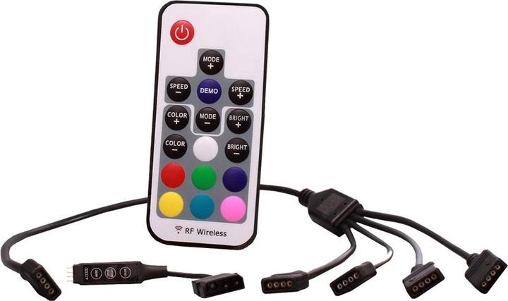Produktbild Xilence RGB Controll Set für 12V-R-G-B- 4PIN-Anschlüsse