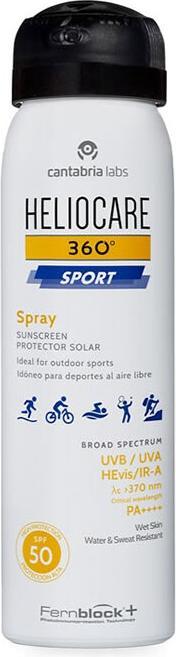 Image du produit Heliocare 360ao Spray de protection solaire pour le sport Spf50 100ml (Spray solaire, SPF 50, 100 ml)