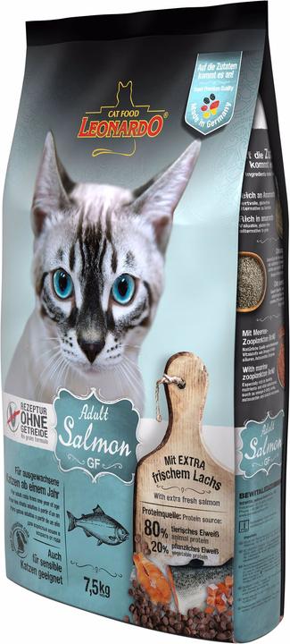 Immagine prodotto Leonardo Cat Food Salmone adulto senza cereali (Adulto, 1 pz., 7500 g)