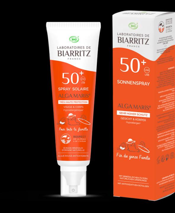 Image du produit Laboratoires de Biarritz Biologique Alga Maris (Spray solaire, SPF 50, 150 ml, 500 g)