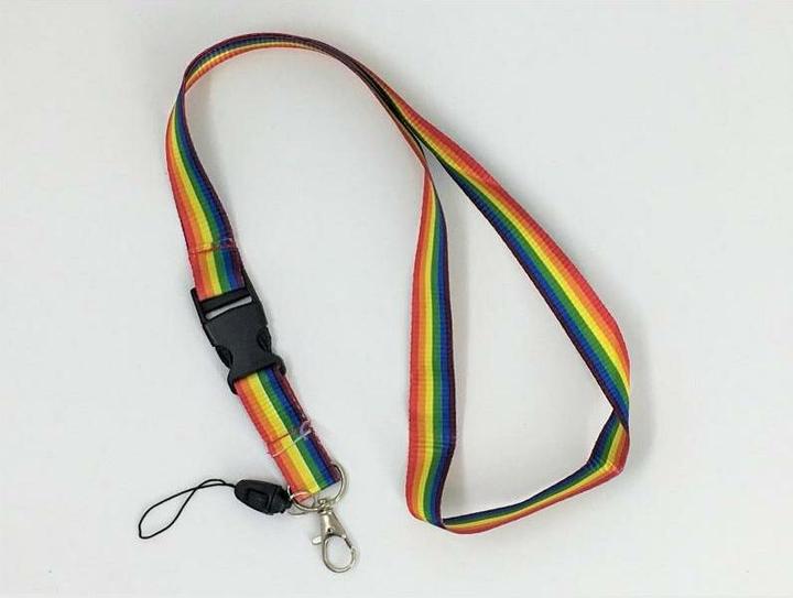 Actual product image - Lgbt Flag Lanyard