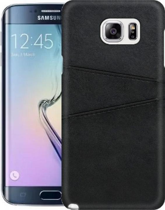 Actual product image Screenguard Samsung Galaxy S6 Edge CardCaddy Leather Backcase with Card Pockets (Samsung Galaxy S6 Edge)