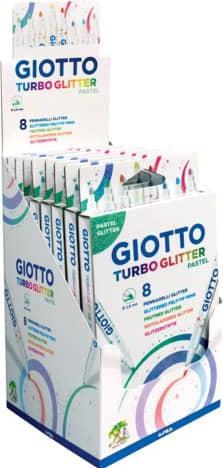 Actual product image Giotto Turbo Glitter (Multicoloured, 8 x)
